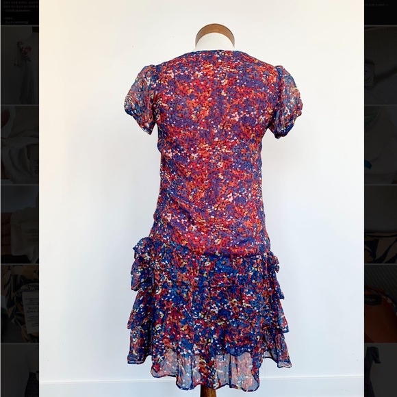 French Connection Multicolor Ruffle Mini Dress - Picture 3 of 3